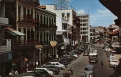 Avenida Central, Panama City's "Broadway" Postcard