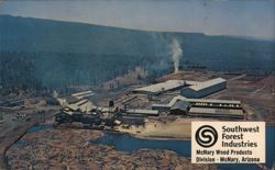 Southwest Forest Industries, McNary Wood Products Division Postcard