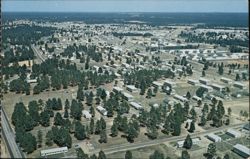 Aerial View of Fort Polk, Louisiana, First Training Brigade Area Postcard