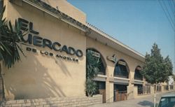 El Mercado de Los Angeles Postcard