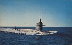 USS Thomas A. Edison (SSBN610) Polaris Missile Submarine Postcard