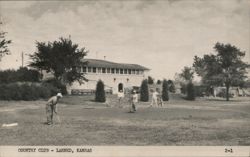 Country Club - Larned, Kansas Postcard