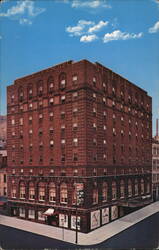 Necho Allen Hotel, Pottsville, PA Postcard