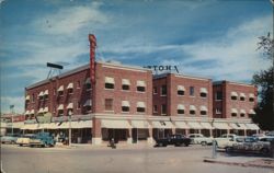 Hotel Brandon, Pecos, Texas Postcard