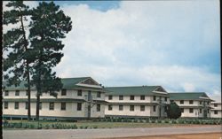 Trainee Barracks in 2nd Training Brigade Area, Fort Polk, Louisiana Postcard