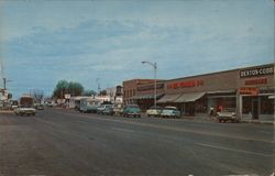 Street Scene on US 180, Seminole, TX Postcard