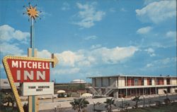 Mitchell Inn, Houston, Texas Postcard