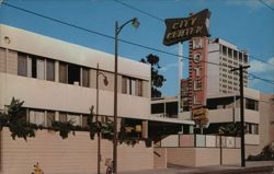 City Center Motel, Los Angeles, CA Postcard