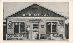 Silver Dollar Cafe, Black Rock Village, CA Postcard