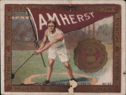 Amherst College Track and Field Athlete Cigarette Card