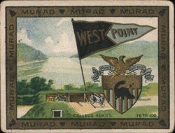 West Point College Series, US Military Academy Cigarette Card