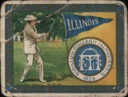 Illinois College, College Series 76-100 Cigarette Card