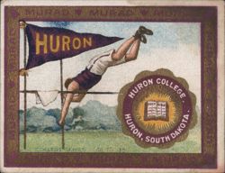 Huron College Track and Field Athlete, South Dakota Cigarette Card