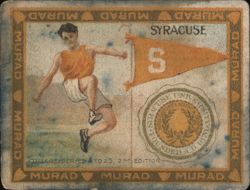 Syracuse University Track and Field Athlete Cigarette Card