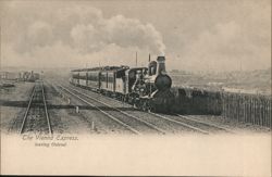 Vienna Express Leaving Ostend Postcard