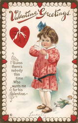 Broken Heart Valentine Postcard