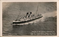 Dayboat of the Zeeland Steamship Co. Postcard