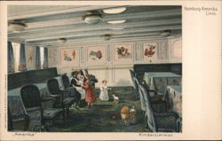 Children's Playroom on the SS Amerika Postcard