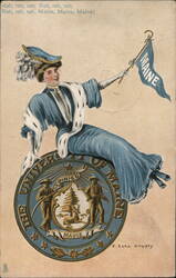 University of Maine, Rah, Rah, Rah! Postcard