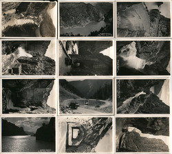 Set of 12: Shoshone Canyon, Shoshone Dam, Buffalo Bill Dam, Cody Road Original Photograph