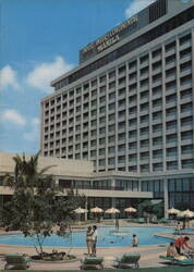 Hotel Inter-Continental Manila Pool Postcard