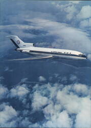 All Nippon Airways Boeing 727 in Flight Postcard