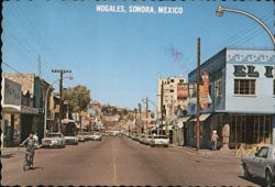 Obregon Avenue, Nogales, Sonora, Mexico Postcard