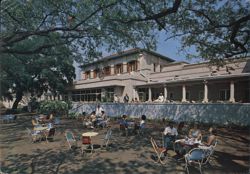 Victoria Falls Hotel from its shady grounds Postcard