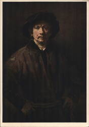 Rembrandt Harmenszoon van Rijn, Large Self-Portrait Postcard