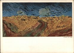 Wheat Field with Crows by Vincent van Gogh Postcard