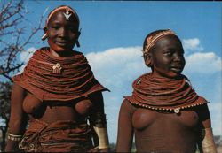 Samburu Girls - Kenya Postcard