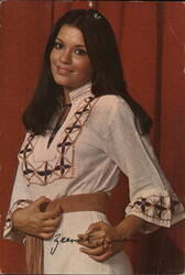 Zeenat Aman, Indian Actress Bollywood Postcard