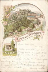 Gruss vom Wachberg Sanatorium, Wettin Postcard