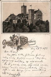 Wartburg Castle, Eisenach, Germany Postcard