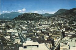 Panoramic View of Quito, Ecuador Postcard