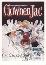 Clown Jac by Hjalmar Bergman Postcard