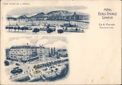 Hôtel Beau-Rivage, Geneva Postcard