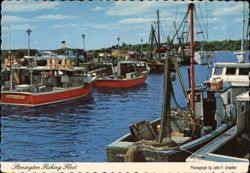 Stonington Fishing Fleet Postcard