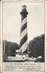 St. Augustine Light House, Florida Postcard