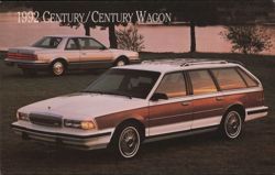 1992 Buick Century & Century Wagon Automobiles Postcard