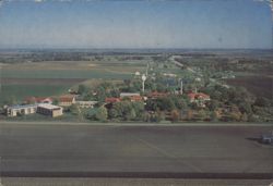 Aerial View Illinois Masonic Home, Sullivan, IL Postcard