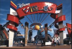 Disney Village Entrance, Disneyland Resort Paris Postcard