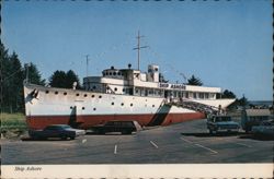 Ship Ashore Restaurant and Motel, Highway 101, Oregon Postcard