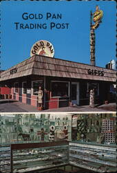 Gold Pan Trading Post, Fairbanks, AK Postcard