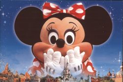 Minnie Mouse at Disneyland Resort Paris Postcard