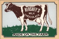 Hershey's Milk Chocolate Made on the Farm Postcard