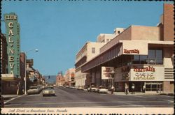 2nd Street in Downtown Reno, Nevada Postcard