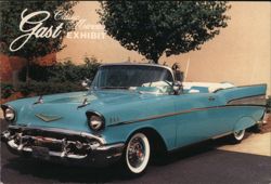 1957 Chevrolet Bel Air Convertible at Gast Classic Motorcars Exhibit Postcard