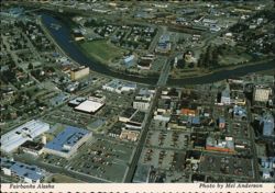 Aerial View of Fairbanks, AK Postcard