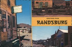 Greetings from Randsburg, California - Four Views Postcard